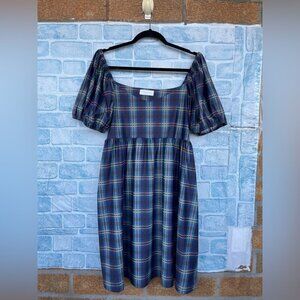 SMITH & QUINN PLAID DRESS SIZE XL
